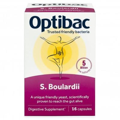 OptiBac Probiotics S. Boulardii – 16 Caps